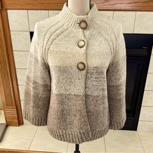 Charter Club 3-Button Cardigan, Women’s Sz M